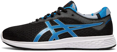 (Youth) ASICS Patriot 11 Sport Shoes Black/Blue 1014A089-001 (Youth) ASICS Patriot 11 Sport Shoes Black/Blue 1014A089-001