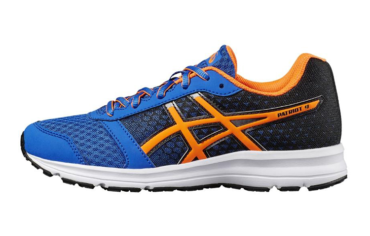 (Youth) ASICS Patriot 9 'Blue Black Orange' C806N-4530