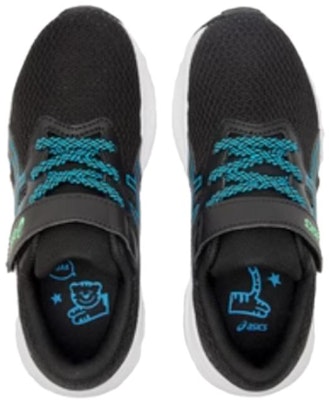 (Youth) ASICS Pre Excite 10 'Black Digital Aqua' 1014A297-005 Lookbook (Youth) ASICS Pre Excite 10 'Black Digital Aqua' 1014A297-005