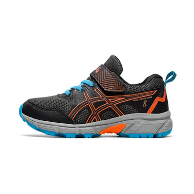 (Youth) ASICS Pre Venture 8 'Black Marigold Orange'