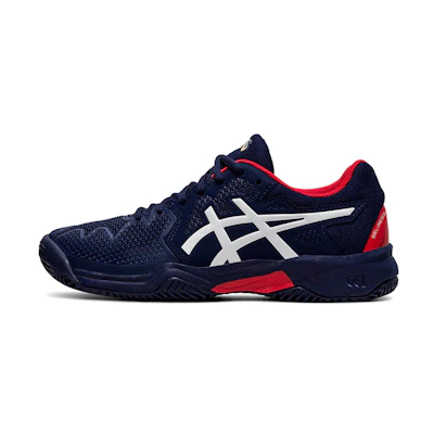 (Youth) ASICS Resolution 8 Clay Sneakers Blue