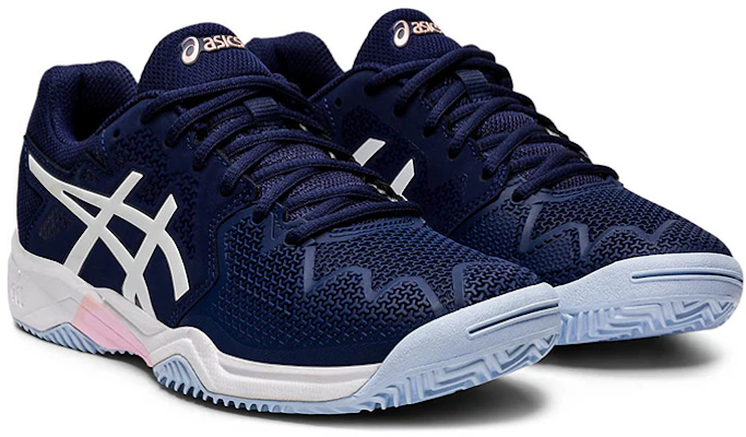 (JR) ASICS Resolution 8 Clay Bleu Foncé ''Beige''. 1044A019-401 Lookbook (JR) ASICS Resolution 8 Clay Bleu Foncé ''Beige''. 1044A019-401