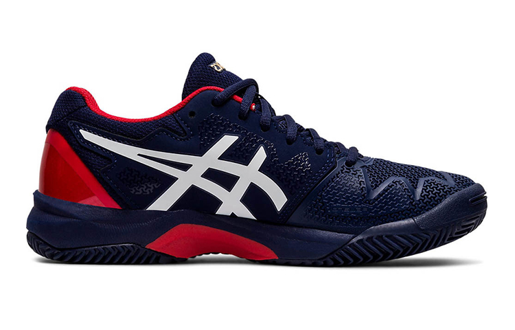 Order (JR) ASICS Resolution 8 Clay Sportschoenen Blauw 1044A019-400