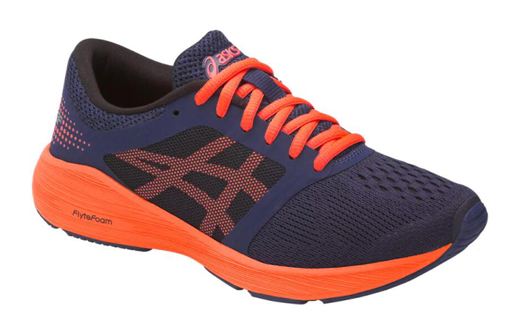 Lookbook (JR) ASICS Roadhawk FF Blau/Orange C743N-4930