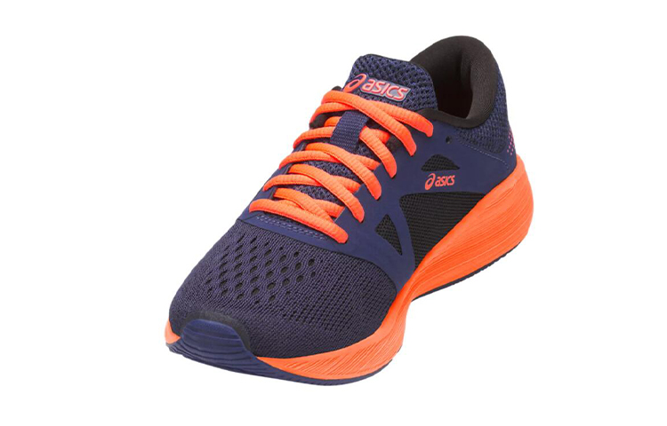 Shop (JR) ASICS Roadhawk FF Blau/Orange C743N-4930