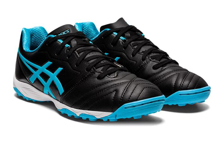 Lookbook (JR) ASICS Ultrezza AI TF Turf K Hitam/Biru 1104A014-005