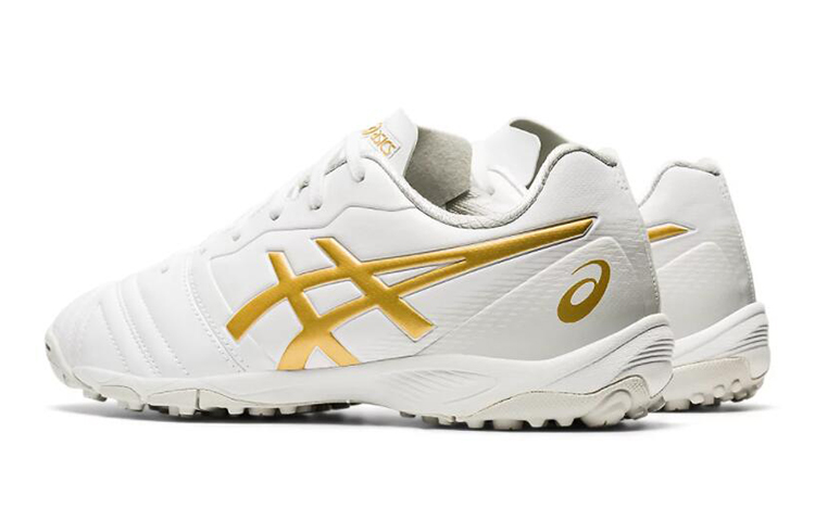 Shop (JR) ASICS Ultrezza TF Turf Geel/Wit 1104A021-101