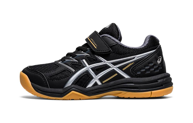 (Youth) ASICS Upcourt 4 'Black Pure Silver' 1074A029-001