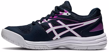 (Youth) ASICS Upcourt 4 Shoes Blue/White 1074A027-401 (Youth) ASICS Upcourt 4 Shoes Blue/White 1074A027-401