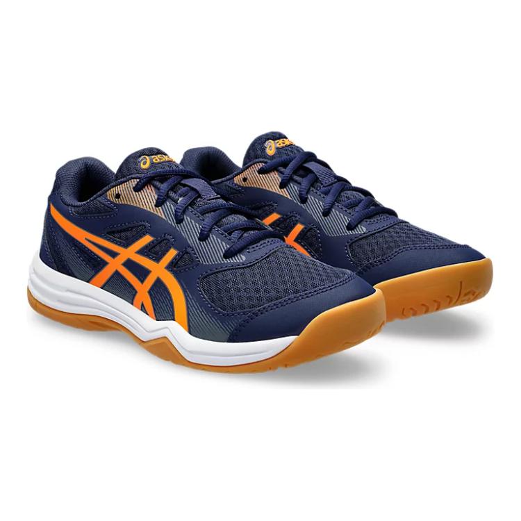 Lookbook (JR) ASICS Upcourt 5 ''海軍藍橘色''運動鞋 1074A039-404