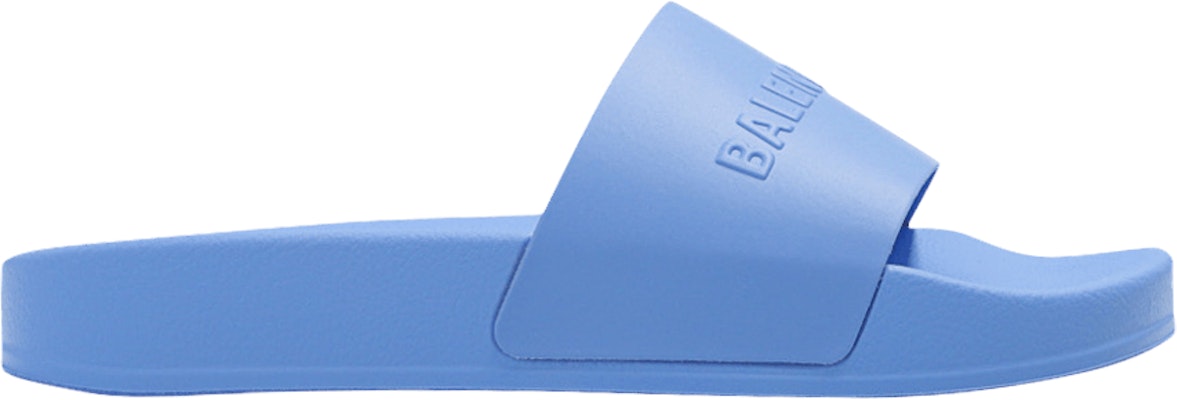 (Youth) Balenciaga Pool Slides 'Blue' 693777-W1S80-4000 Buy (Youth) Balenciaga Pool Slides 'Blue' 693777-W1S80-4000