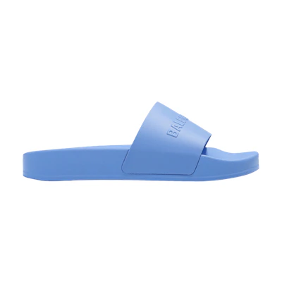 (Youth) Balenciaga Pool Slides 'Blue'