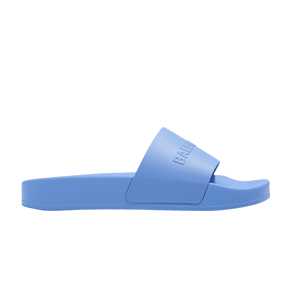 (Youth) Balenciaga Pool Slides 'Blue' 693777-W1S80-4000