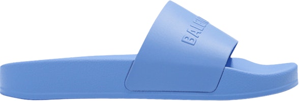 (Youth) Balenciaga Pool Slides 'Blue' 693777-W1S80-4000 (Youth) Balenciaga Pool Slides 'Blue' 693777-W1S80-4000