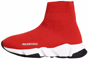 (Youth) Balenciaga Speed 1.0 'Logo High-Top Red' 597425W2DB26561 (Youth) Balenciaga Speed 1.0 'Logo High-Top Red' 597425W2DB26561