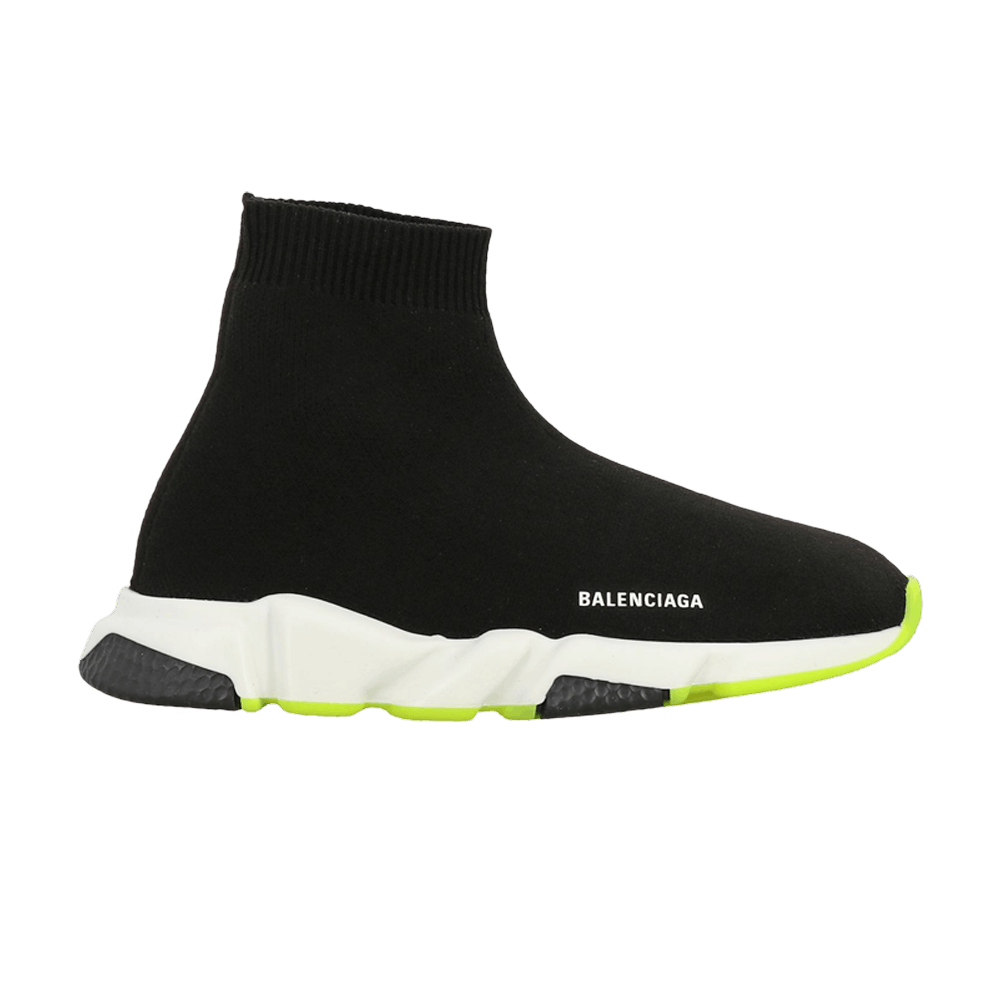 Buy (JR) Balenciaga Speed Sneaker 'Negro Amarillo Fluorescente' 597425-W1704-1016