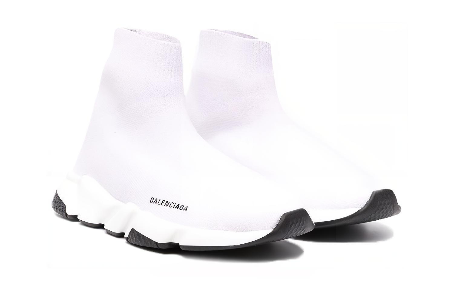 Order (JR) Balenciaga Speed Sneaker ''Weiß Schwarz'' 597425-W2DB2-9010