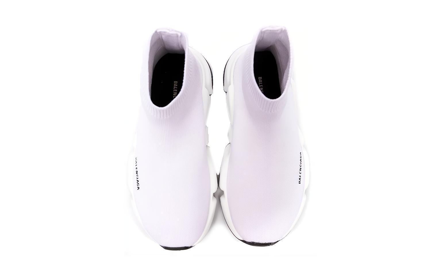 Lookbook (JR) Balenciaga Speed Sneaker ''Weiß Schwarz'' 597425-W2DB2-9010