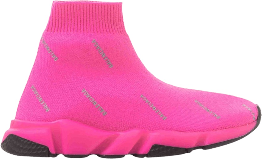balenciaga-speed-trainer-all-over-print-neon-rose-gs