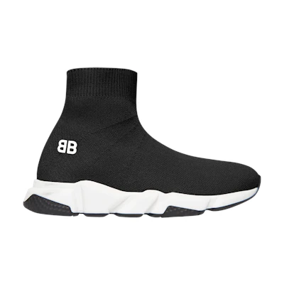 (Youth) Balenciaga Speed Trainer 'Black White'
