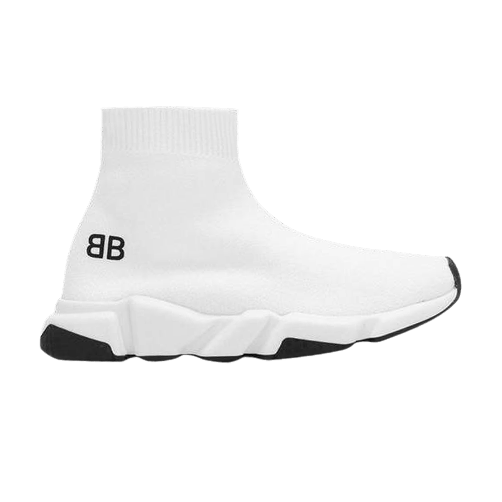 (Youth) Balenciaga Speed Trainer Mid 'White' 508439-W05G0-9000