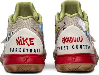 (JR) Bandulu x Nike Kyrie 5 'Splatters Bordir' CQ4326-100 Details for (JR) Bandulu x Nike Kyrie 5 'Splatters Bordir' CQ4326-100