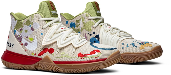 (JR) Bandulu x Nike Kyrie 5 'Splatters Bordir' CQ4326-100 Cheap (JR) Bandulu x Nike Kyrie 5 'Splatters Bordir' CQ4326-100