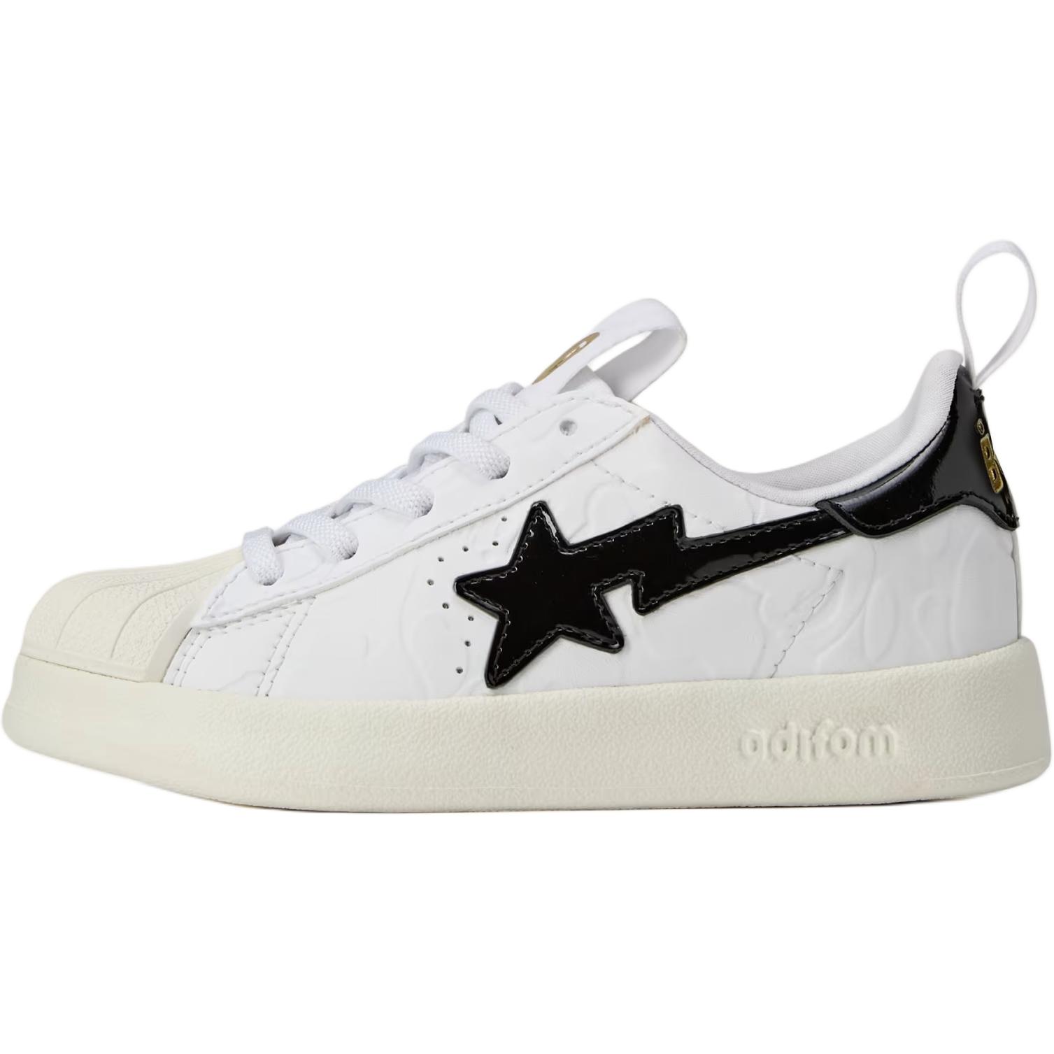 (Youth) BAPE x adidas Superstar 360 K 'White Black' JQ2400