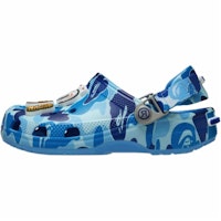 (Youth) BAPE x Crocs Classic Clog 'ABC Camo - Blue' 210285-4TB (Youth) BAPE x Crocs Classic Clog 'ABC Camo - Blue' 210285-4TB