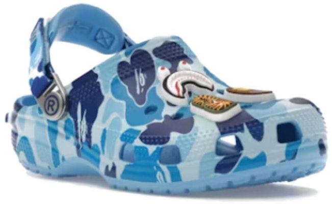 (Youth) BAPE x Crocs Classic Clog 'ABC Camo - Blue' 210285-4TB Lookbook (Youth) BAPE x Crocs Classic Clog 'ABC Camo - Blue' 210285-4TB
