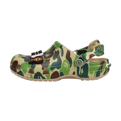 (Youth) BAPE Crocs Classic Clog 'ABC Camo - Green'