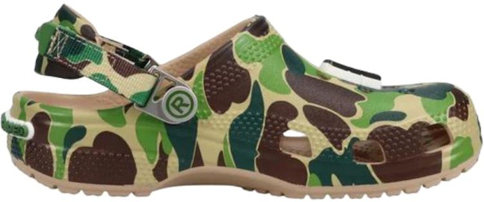 (JR) BAPE x Crocs Classic Clog 'ABC Camo - Verde' 210285-212 Order (JR) BAPE x Crocs Classic Clog 'ABC Camo - Verde' 210285-212