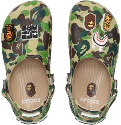 (JR) BAPE x Crocs Classic Clog 'ABC Camo - Verde' 210285-212 Lookbook (JR) BAPE x Crocs Classic Clog 'ABC Camo - Verde' 210285-212
