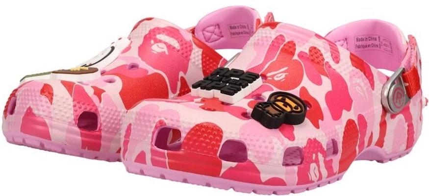 (Youth) BAPE x Crocs Classic Clog 'ABC Camo - Pink' 210285-6I2 Lookbook (Youth) BAPE x Crocs Classic Clog 'ABC Camo - Pink' 210285-6I2