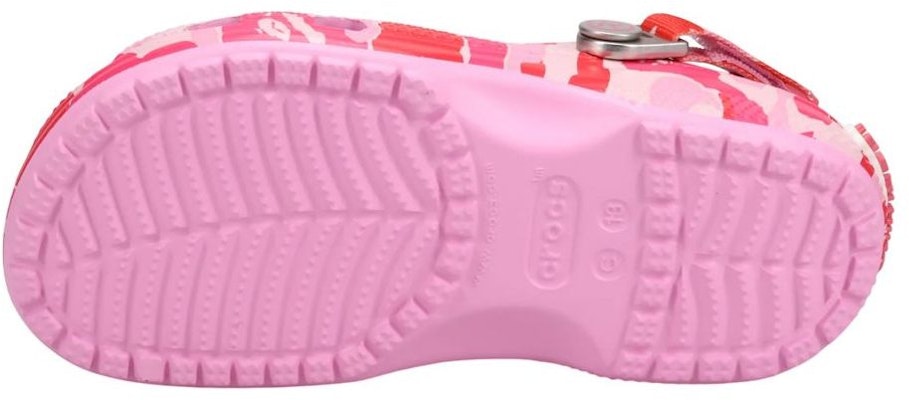 (Youth) BAPE x Crocs Classic Clog 'ABC Camo - Pink' 210285-6I2 Details for (Youth) BAPE x Crocs Classic Clog 'ABC Camo - Pink' 210285-6I2