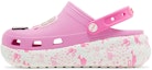 Lookbook (JR) Barbie x Crocs Crush Clog 'Taffy Pink' Merah Jambu 208805-6SW