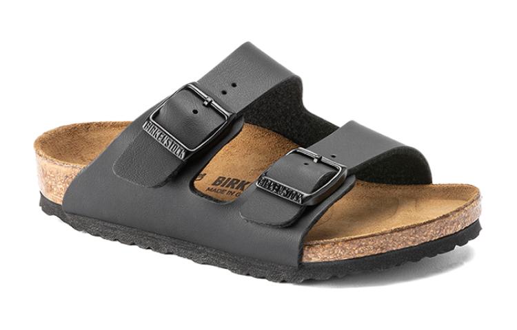 Order (Youth) Birkenstock Arizona Birko-Flor Sandals 'Black' 1005127