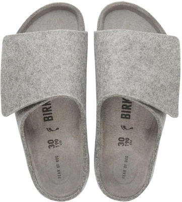 (JR) Birkenstock Los Feliz Laine Feutre Fear Of God Cement Mélangé 1024809 Lookbook (JR) Birkenstock Los Feliz Laine Feutre Fear Of God Cement Mélangé 1024809