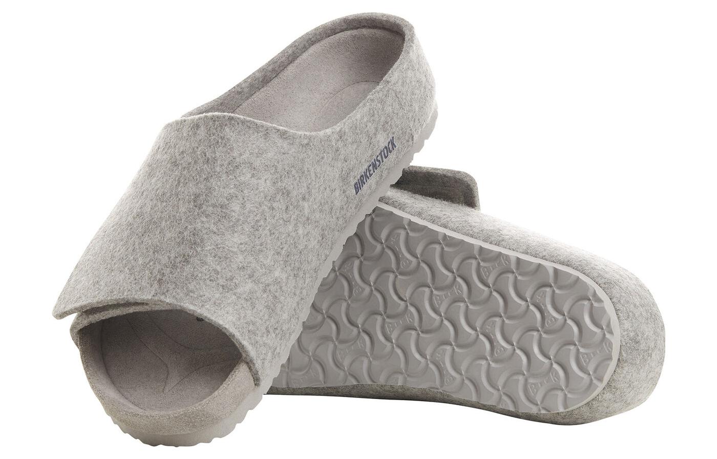 Shop (JR) Birkenstock Los Feliz Wool Felt Fear Of God Semen Melange 1024809