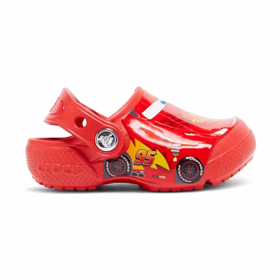 (Youth) Cars Crocs Classic Clog 'Fun Lab - Lightning McQueen'