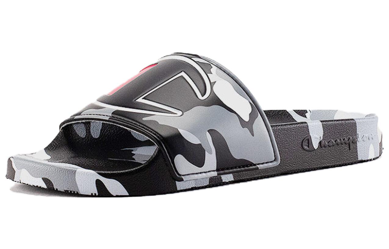 Order (JR) Champion IPO Camo Slide ''Nero Bianco'' CP100460Y
