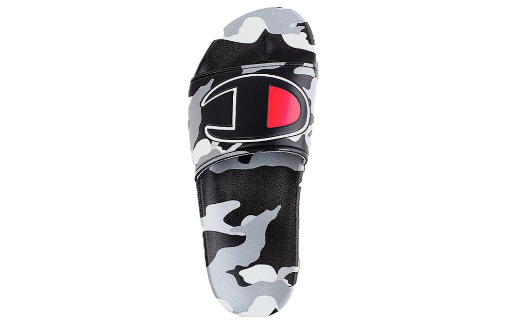 Shop (JR) Champion IPO Camo Slide ''Nero Bianco'' CP100460Y