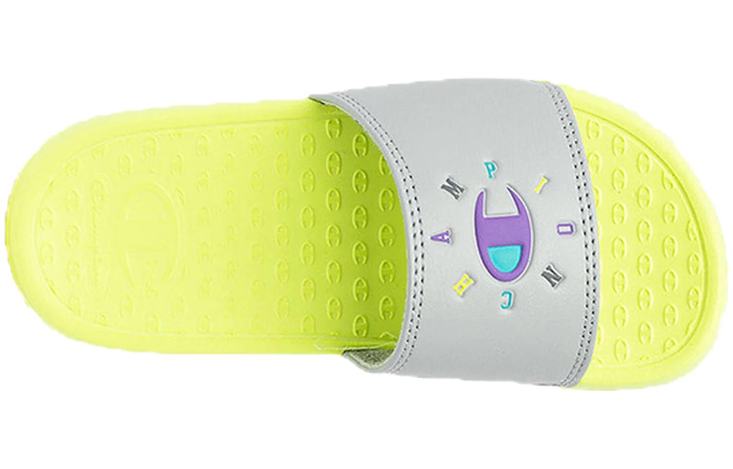 (Youth) Champion Super Slide 'Circular - Stone Yellow' CP101095P