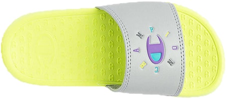 (Youth) Champion Super Slide 'Circular - Stone Yellow' CP101095P (Youth) Champion Super Slide 'Circular - Stone Yellow' CP101095P