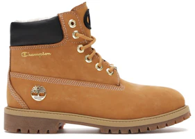 (Youth) Champion x Timberland 6 Inch Premium Shearling 'Wheat Nubuck' TB0A1UCU231 (Youth) Champion x Timberland 6 Inch Premium Shearling 'Wheat Nubuck' TB0A1UCU231