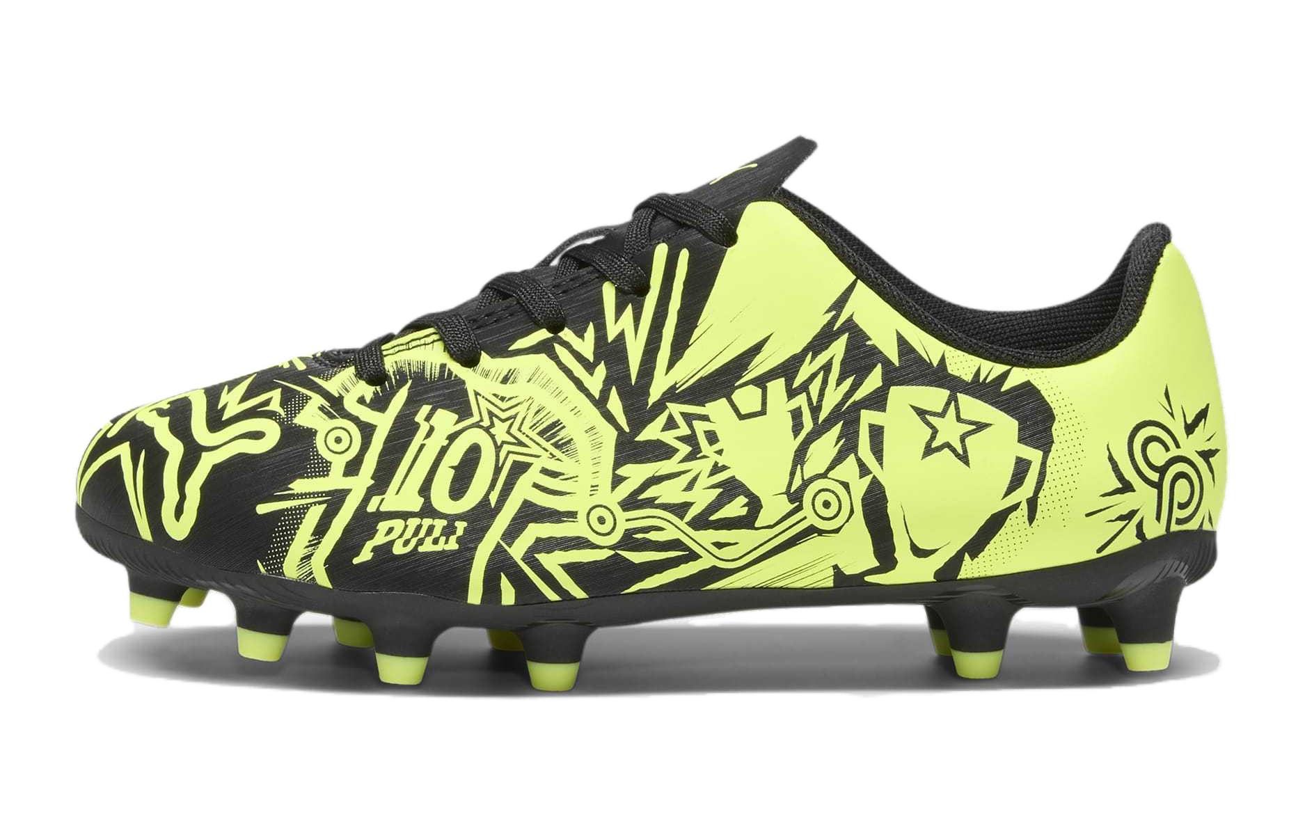 (Youth) Christian Pulisic x Puma Tacto 2 FG AG Big Kid 'CP10 Pack - Electric Lime' 107500-05
