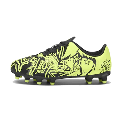 (Youth) Christian Pulisic Puma Tacto 2 FG AG Big Kid 'CP10 Pack - Electric Lime'