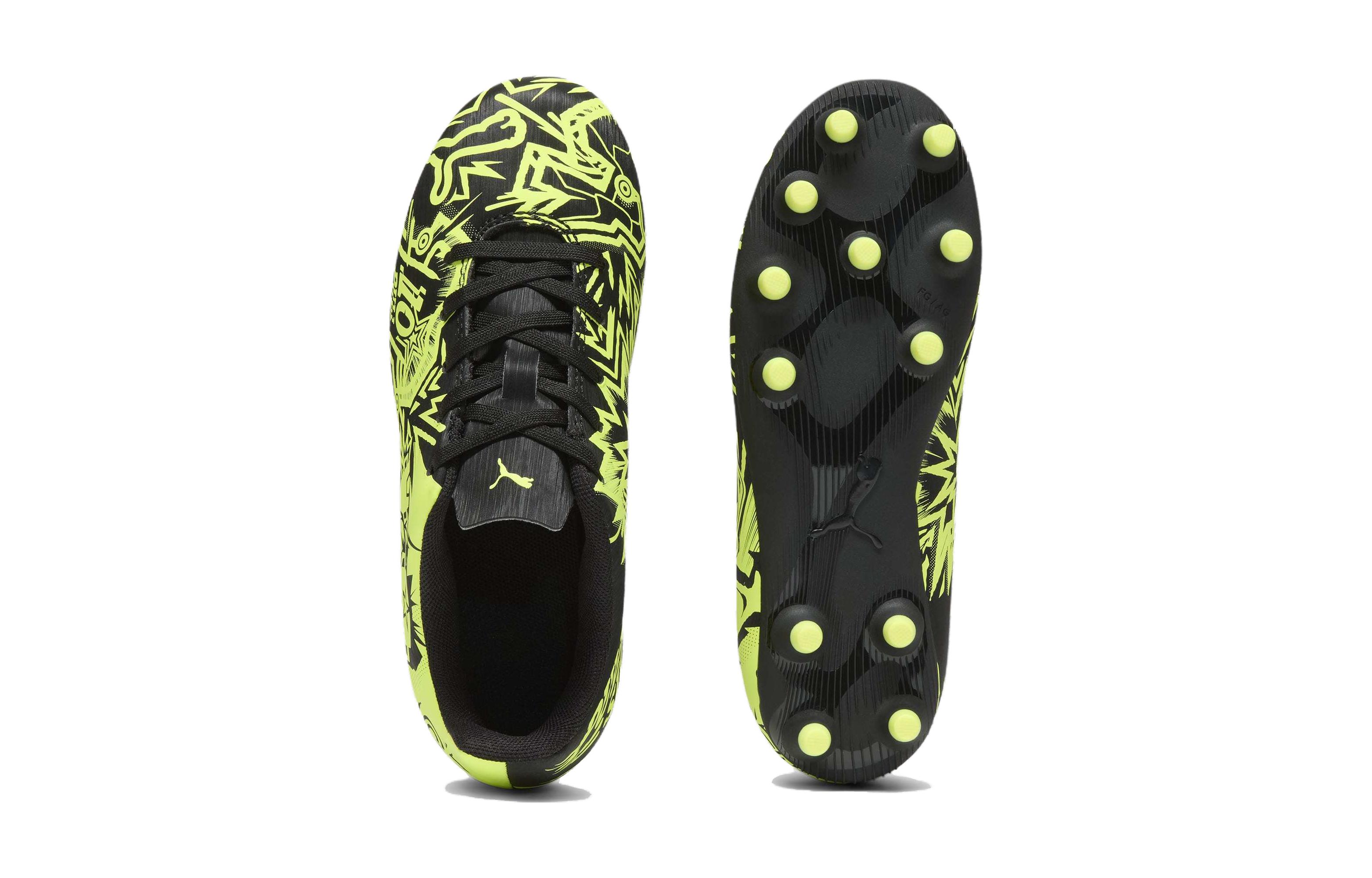 Shop (JR) Christian Pulisic x Puma Tacto 2 FG AG Kid 'CP10 Pack - Lime Elektrik' 107500-05