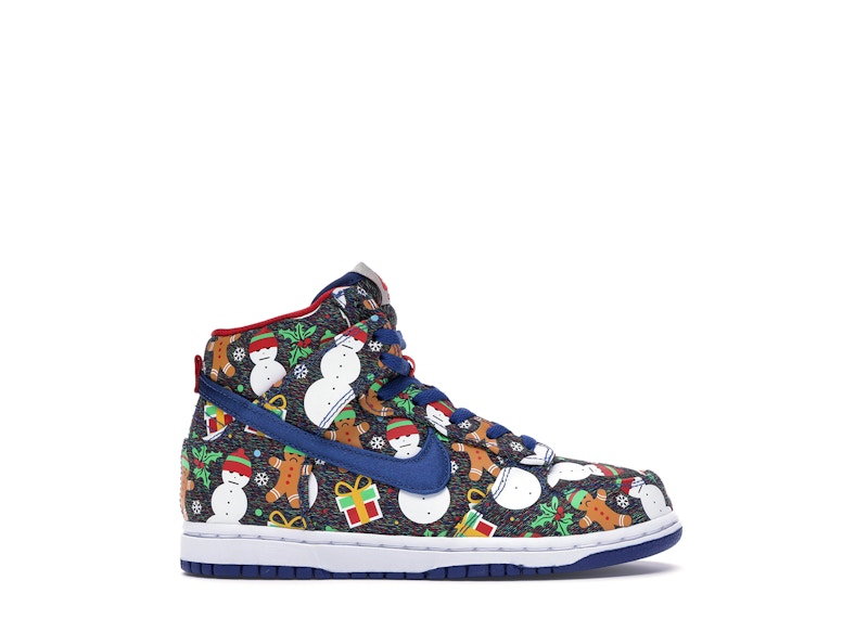 Buy (JR) Concepts x Nike SB Dunk High 2017 'Jersey Navideño Feo' AO1557-446