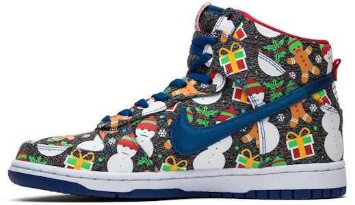 (JR) Concepts x Nike SB Dunk Pro High 2017 '丑陋圣诞毛衣' 高帮板鞋 AO1559-446 Lookbook (JR) Concepts x Nike SB Dunk Pro High 2017 '丑陋圣诞毛衣' 高帮板鞋 AO1559-446